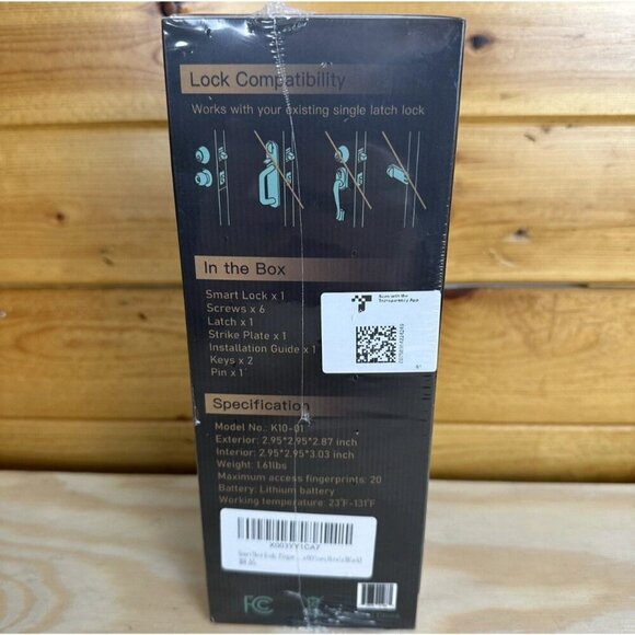 Indoor Smart knob Fingerprint Door Lock Smart Fingerprint Door Knob - Picture 3 of 6